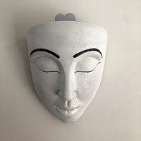 Resin Human Face Hanging Planter - FaceVibe-B-State of Style