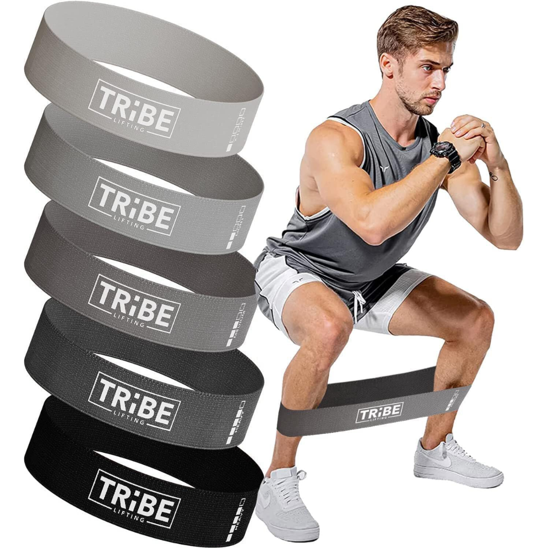 Resistance Bands for Exercises – Set of 5-Grey-State of Style