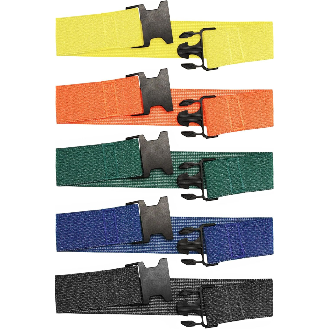 Resistance Bands for Exercises – Set of 5-Multicoloured with Buckle-State of Style