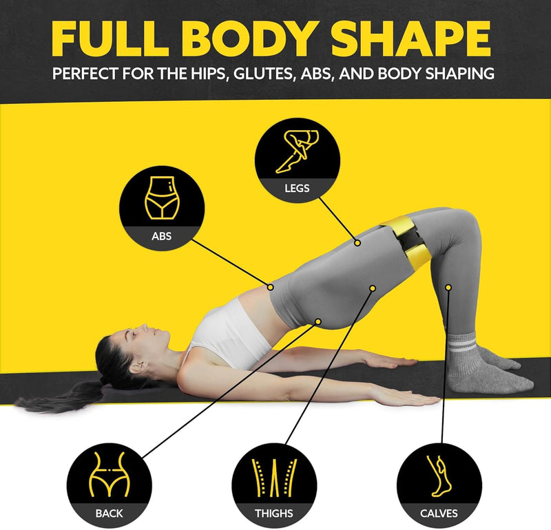 Resistance Bands for Exercises – Set of 5-Multicoloured with Buckle-State of Style