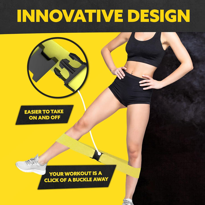 Resistance Bands for Exercises – Set of 5-Multicoloured with Buckle-State of Style