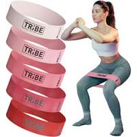 Resistance Bands for Exercises – Set of 5-Pink-State of Style