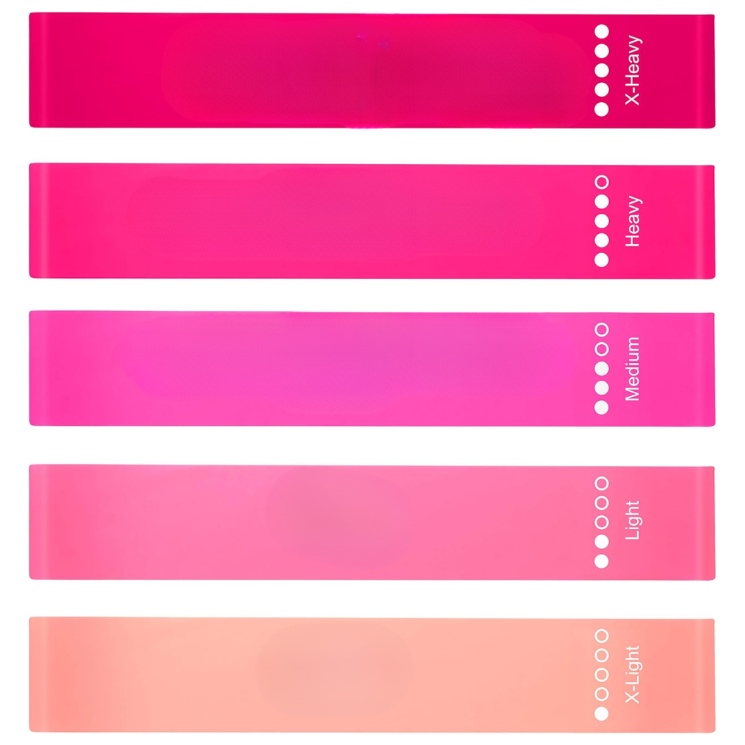 Resistance Bands Set – 5 Bands with Instructions and Storage Bag-Diverse Colours-State of Style