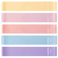 Resistance Bands Set – 5 Bands with Instructions and Storage Bag-Diverse Colours-State of Style