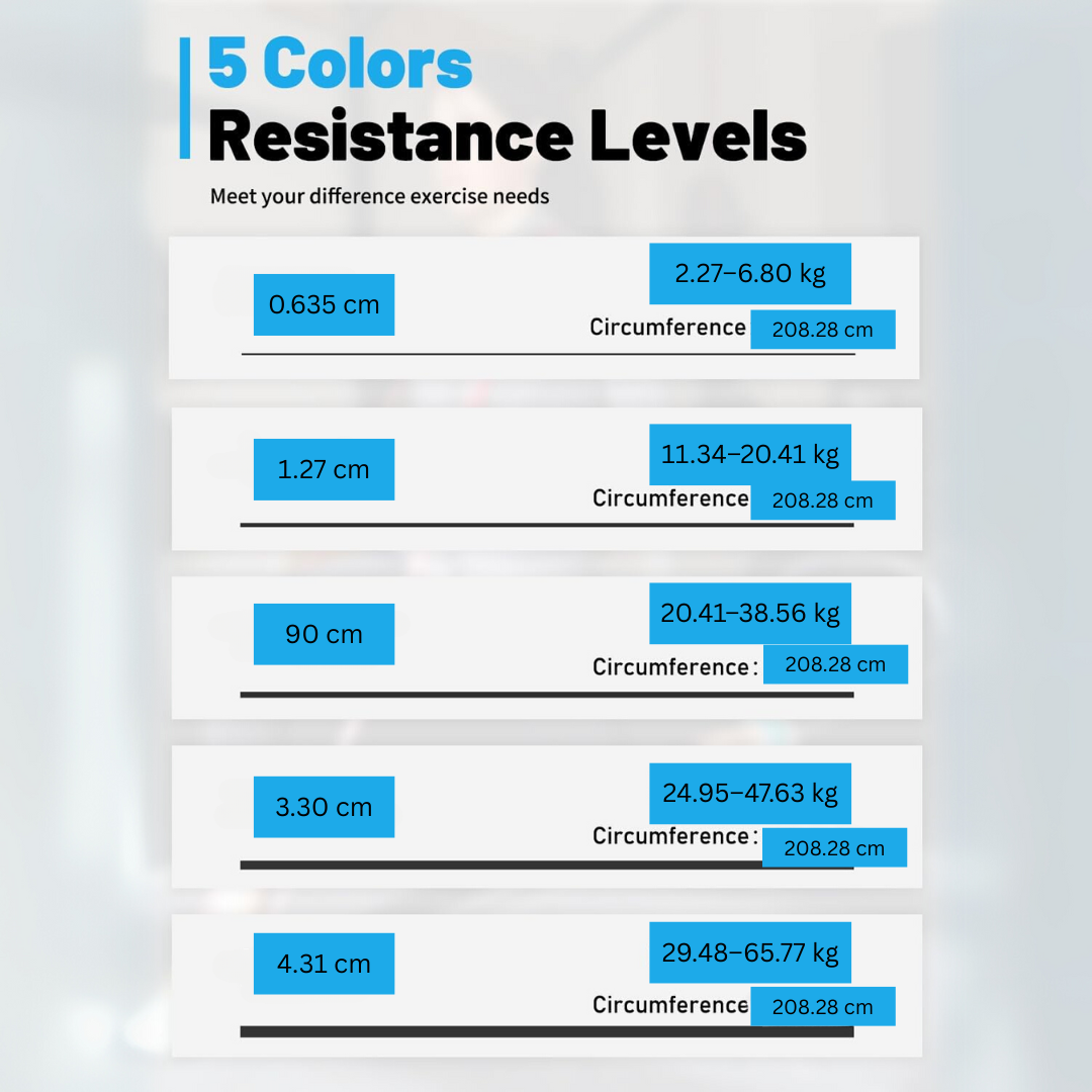 Resistance Bands Set for Pull-Up Assistance and Workouts-Black-State of Style