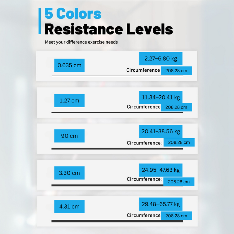 Resistance Bands Set for Pull-Up Assistance and Workouts-Black-State of Style