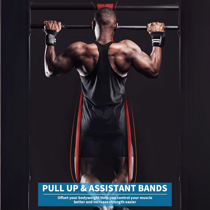 Resistance Pull-Up Assistance Bands Set-Black-State of Style