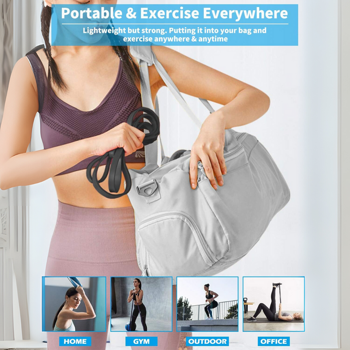 Resistance Pull-Up Assistance Bands Set-Black-State of Style