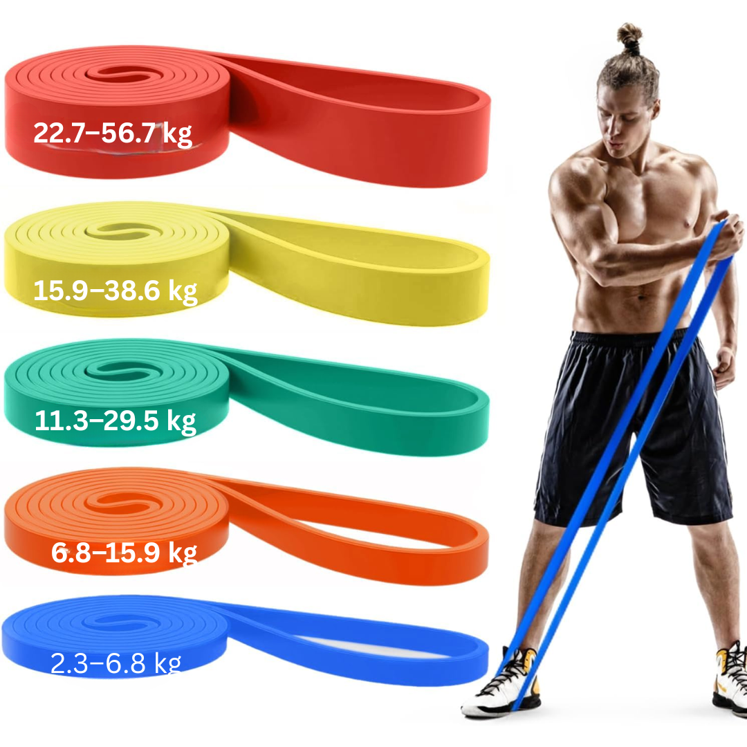 Resistance Pull-Up Assistance Bands Set-Black-State of Style