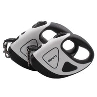Retractable Dog Leash with LED Light - SafePaw-5M-White-State of Style