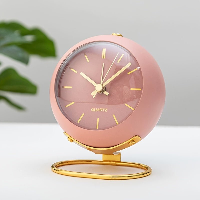 Retro Analog Alarm Clock – Buzzley-Pink-State of Style