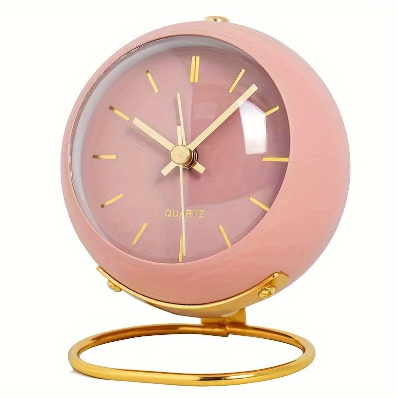 Retro Analog Alarm Clock – Buzzley-Pink-State of Style