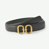 Retro Buckle Designer Belt | Chic & Adjustable-Black-State of Style