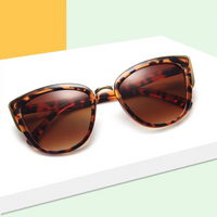Retro Cat Eye Sunglasses | Vintage Glamour & UV Protection-Leopard-State of Style