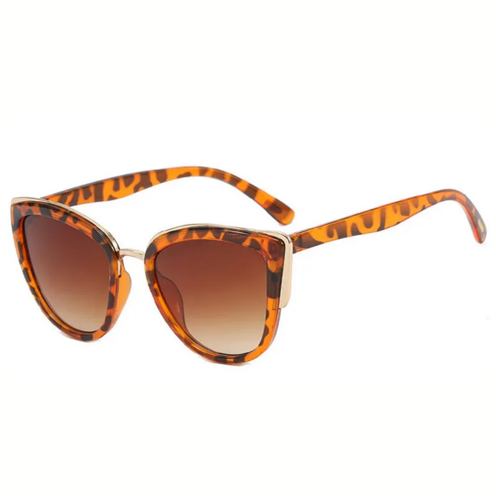 Retro Cat Eye Sunglasses | Vintage Glamour & UV Protection-Leopard-State of Style