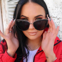 Retro Cat Eye Sunglasses | Vintage Glamour & UV Protection-Leopard-State of Style