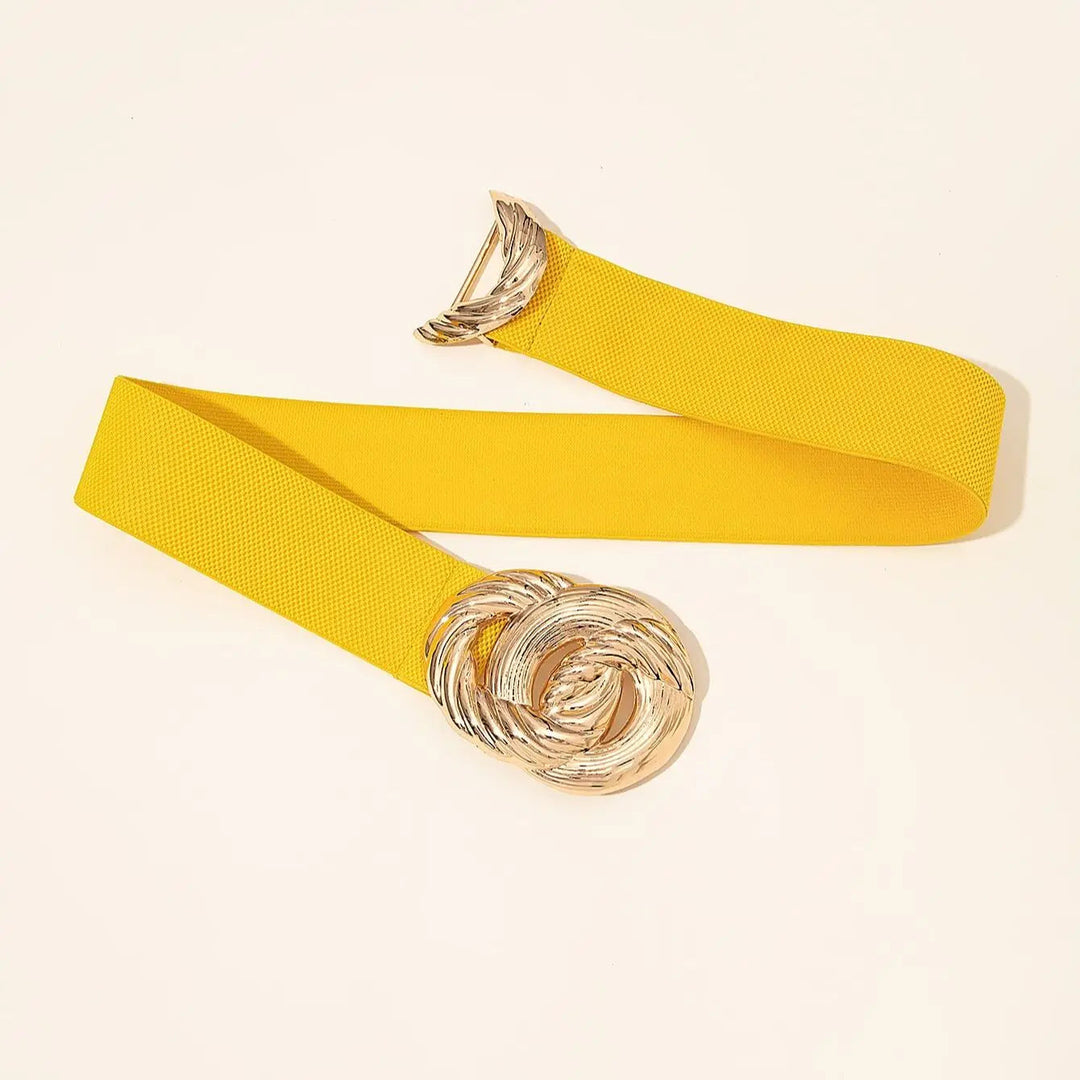 Retro Elegance Stretch Waist Belt – Vintage-Inspired Statement Piece-Black-State of Style