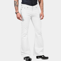 Retro Flared Men's Trousers - Joris-White-S-State of Style