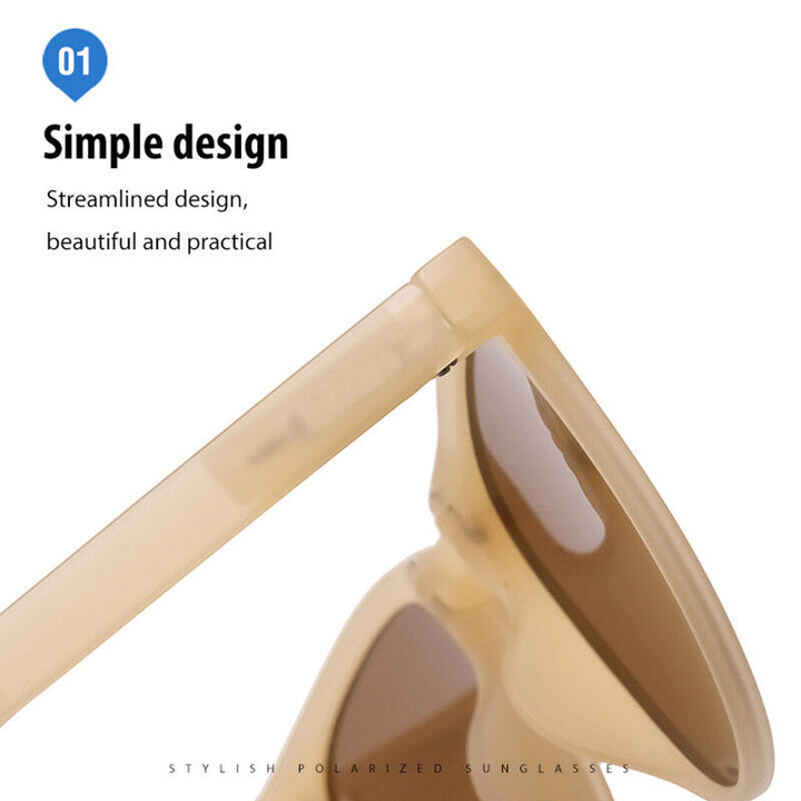 Retro Folding Designer Sunglasses – Compact & Stylish Eyewear-Black Grey-State of Style