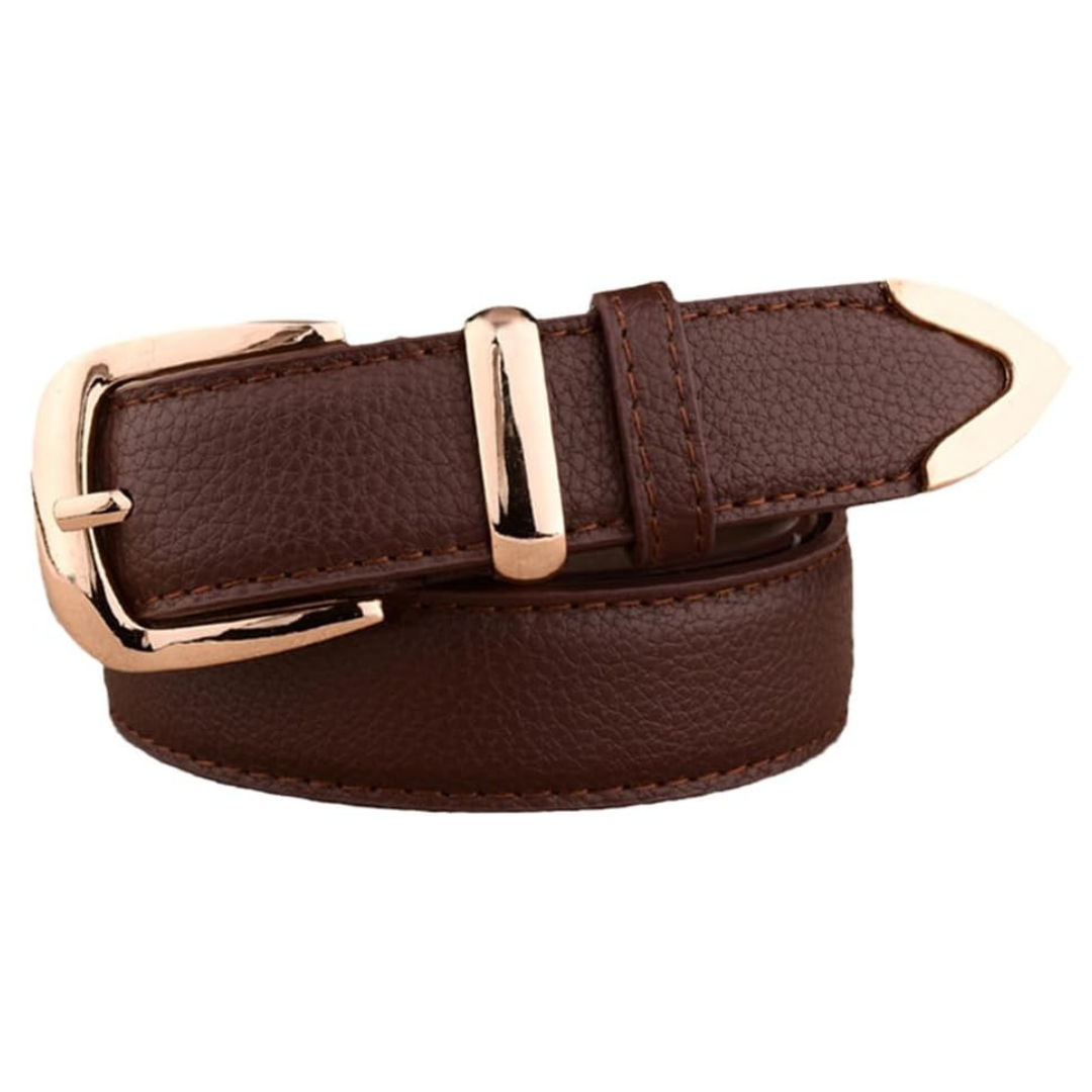 Retro Genuine Leather Belt | Classic & Stylish-Coffee-105CM-State of Style