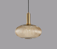Retro Glass Pendant Lamp - ColorVibe-Brown-C-State of Style