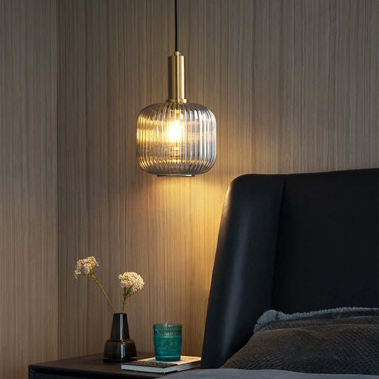 Retro Glass Pendant Light - ColorVibe-Brown-A-State of Style