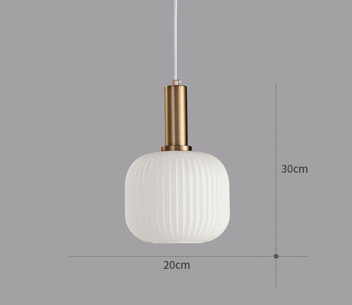 Retro Glass Pendant Light - ColorVibe-Brown-A-State of Style