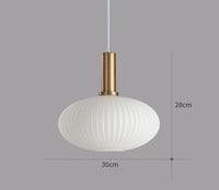 Retro Glass Pendant Light - ColorVibe-Brown-A-State of Style