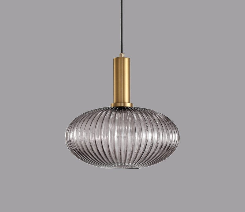 Retro Glass Pendant Light - ColorVibe-Brown-A-State of Style