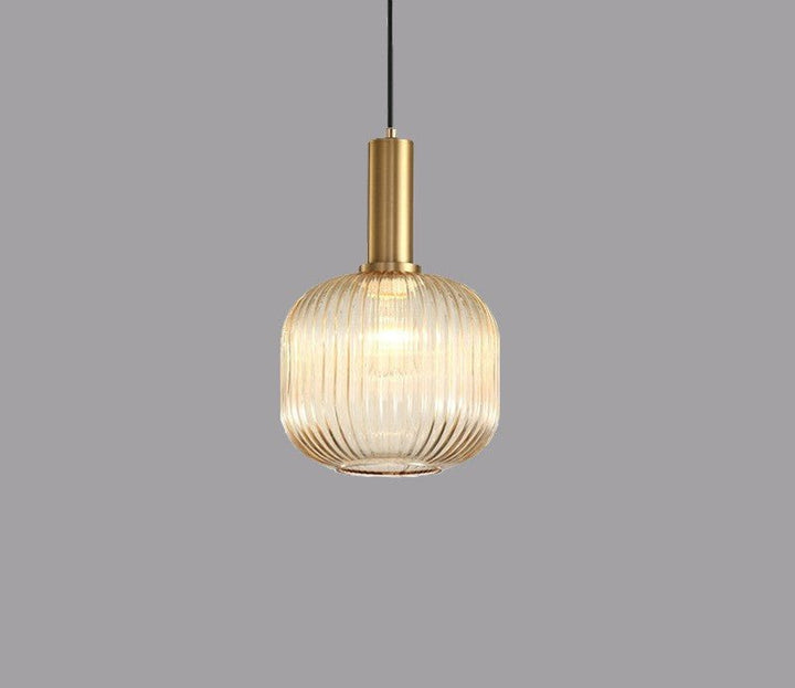 Retro Glass Pendant Light - ColorVibe-Brown-A-State of Style