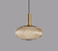 Retro Glass Pendant Light - ColorVibe-Brown-A-State of Style