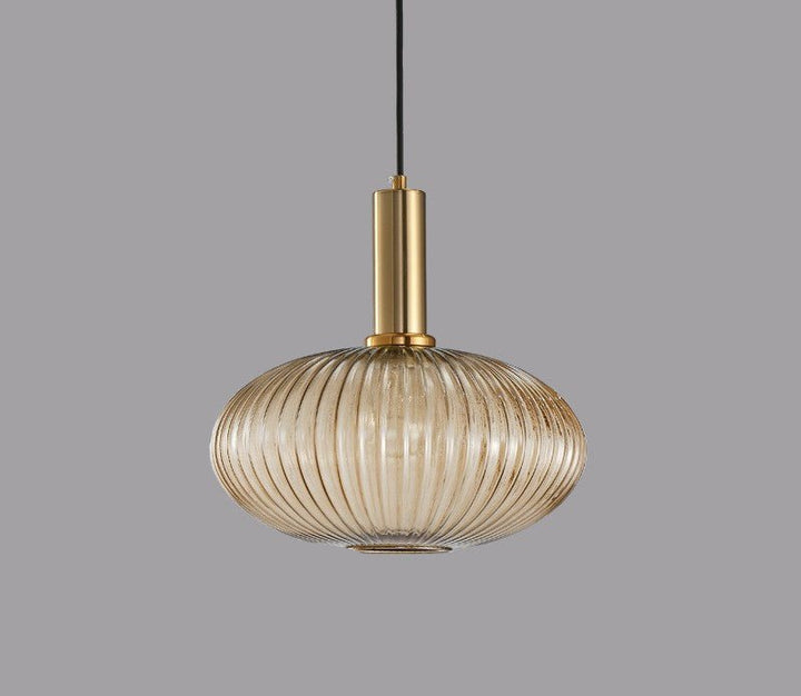 Retro Glass Pendant Light - ColorVibe-Brown-A-State of Style