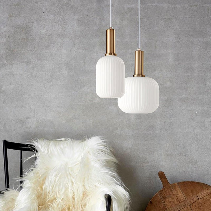 Retro Glass Pendant Light - ColorVibe-Brown-A-State of Style