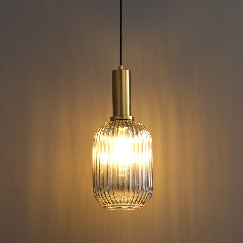 Retro Glass Pendant Light - ColorVibe-Brown-A-State of Style