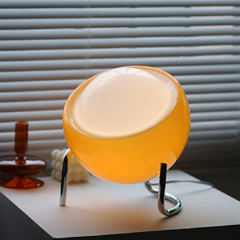 RETRO GLASS TABLE LAMP - ATMOSPHERIC NORDIC NIGHT LIGHTING-State of Style