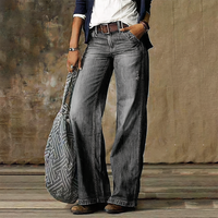 Retro High-Waist Jeans - Aurora-Light Grey-S-State of Style
