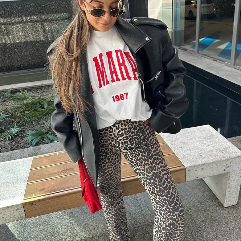 Retro Jeans with Leopard Print - Clara-Leopard-XS-State of Style