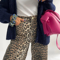 Retro Jeans with Leopard Print - Clara-Leopard-XS-State of Style