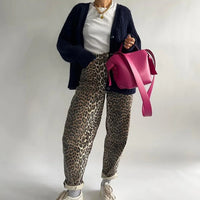 Retro Jeans with Leopard Print - Clara-Leopard-XS-State of Style