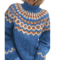Retro Knit Jumper for Women - Eloise-Navy-XS-State of Style