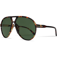 Retro Oversized Aviator Sunglasses - Amara-Turtle Green-State of Style
