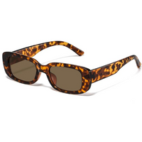 Retro Rectangular Y2K Sunglasses - Aria-Leopard 2-State of Style