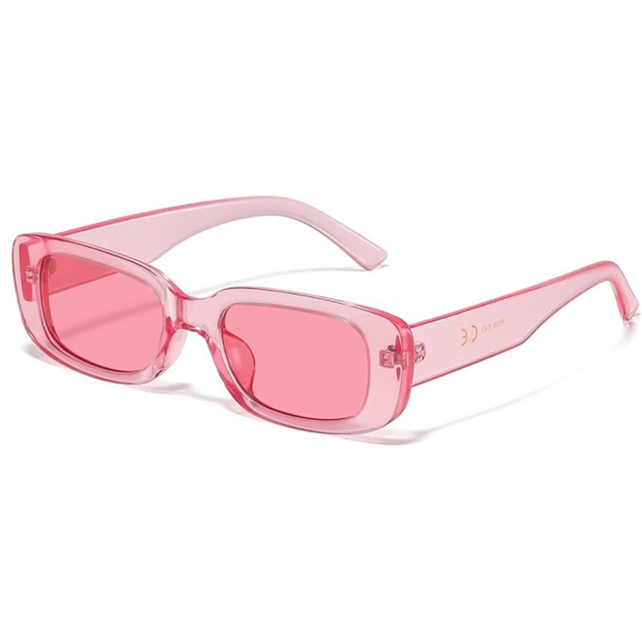Retro Rectangular Y2K Sunglasses - Aria-Pink-State of Style