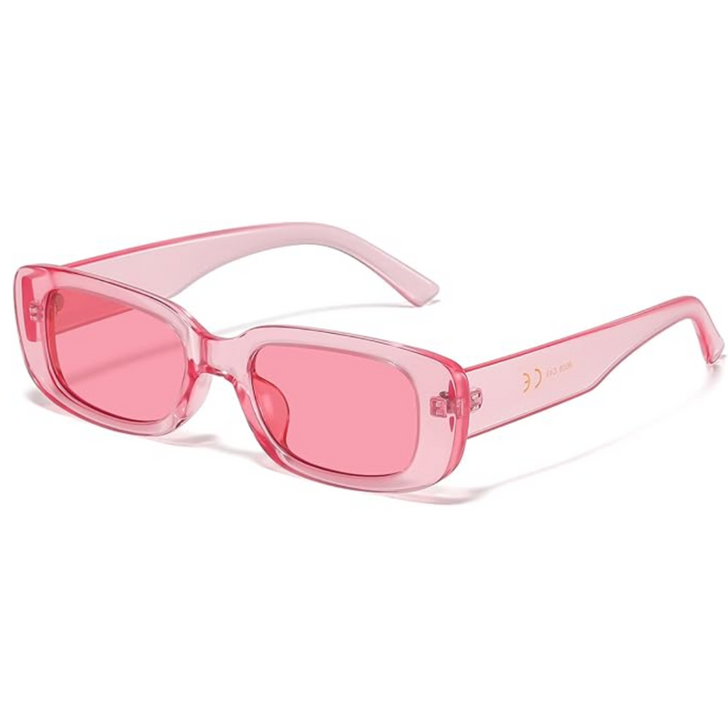 Retro Rectangular Y2K Sunglasses - Aria-Pink-State of Style