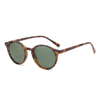 Retro Round Polarised Sunglasses - SunnyStyle-Dark Brown/Grey-State of Style