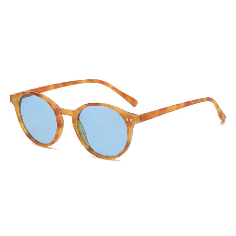 Retro Round Polarised Sunglasses - SunnyStyle-Orange/Blue-State of Style
