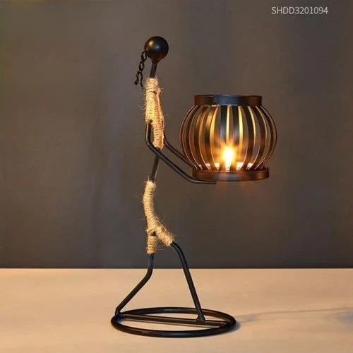 Retro & Stylish Candle Holder - VintageMan-The Candlestick Maker-State of Style