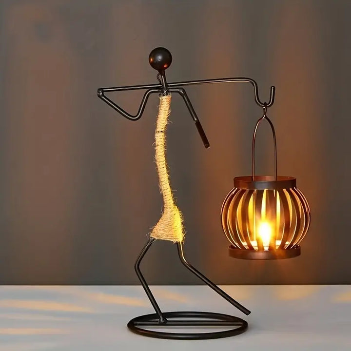 Retro & Stylish Candle Holder - VintageMan-The Protector-State of Style