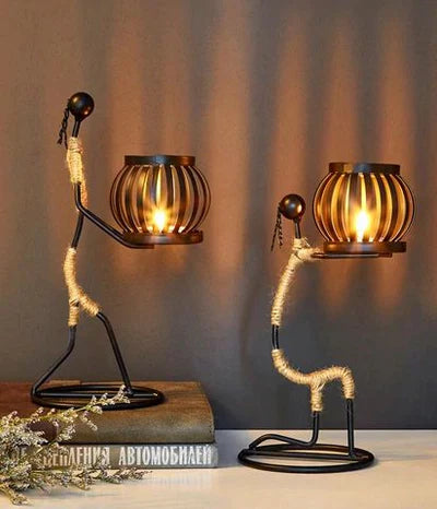 Retro & Stylish Candle Holder - VintageMan-The Protector-State of Style