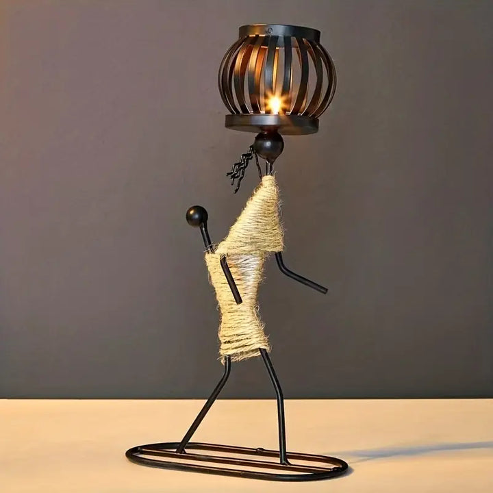 Retro & Stylish Candle Holder - VintageMan-The Thinker The Candlestick Holder-State of Style